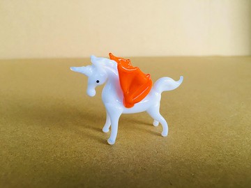 手工水晶玻璃 獨角馬 獨角獸 (一組8隻)