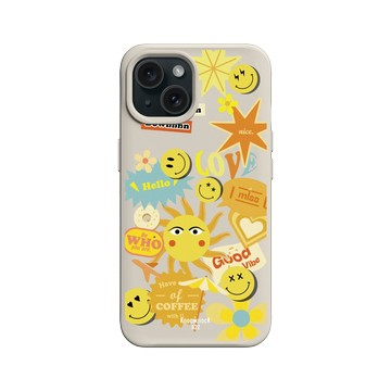 iPhone 15 SolidX 貝殼灰 - Knock Knock A2Z - Yellow Lover