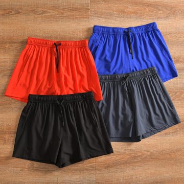 【跑步褲！超薄透氣！外貿尾貨】夏季男士運動訓練速干短褲4分褲