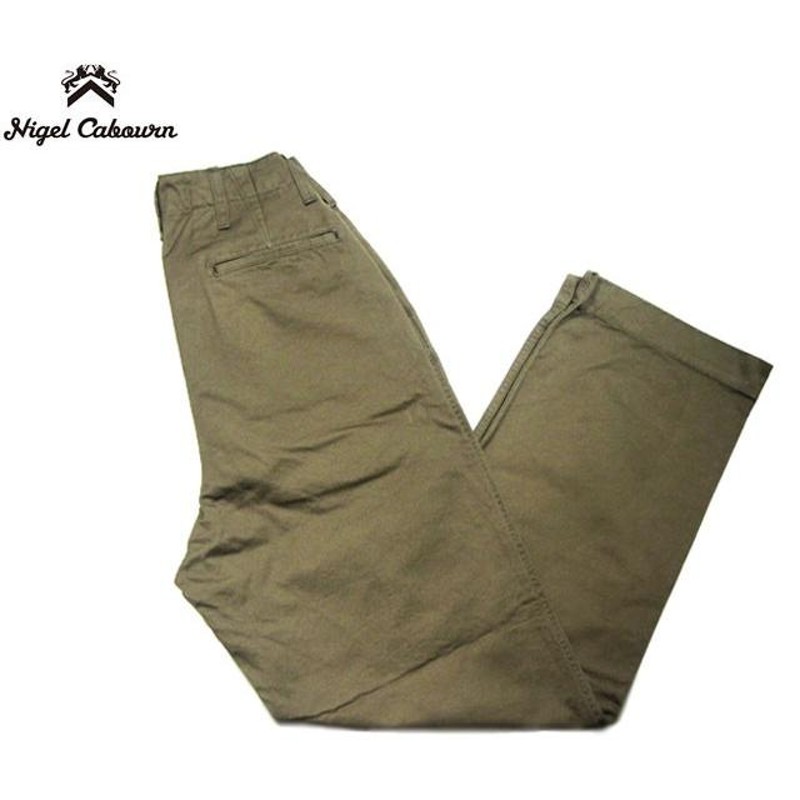 NIGEL CABOURN（ナイジェル・ケーボン）/BASIC CHINO WEST POINT（ベーシックチノ・ウエストポイント）/green |  LINEブランドカタログ