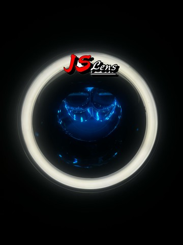 {質量保證}小牛N1透鏡90瓦雙直射激光透鏡大燈LED三光透鏡APP可調惡魔眼風扇