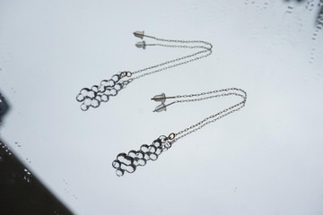 Hario手工玻璃耳環 - 光澤 (HAW-G-002P)