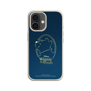 iPhone 16 SolidX 貝殼灰 - 迪士尼-小熊維尼 Disney Winnie The Pooh - 時尚線條款