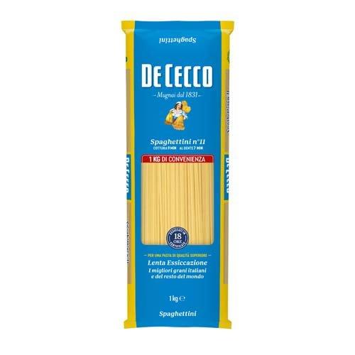 ディ・チェコ No.11 スパゲッティーニ 1kg  ディチェコ(DE CECCO) パスタ スパゲティ 太さ1.6mm 標準ゆで時間9分