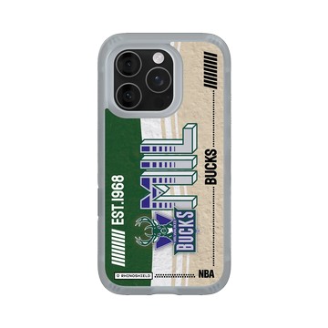 iPhone 16 Pro AirX 流變灰 - NBA - 復古球員卡-密爾瓦基公鹿 Milwaukee Bucks - Vintage Card