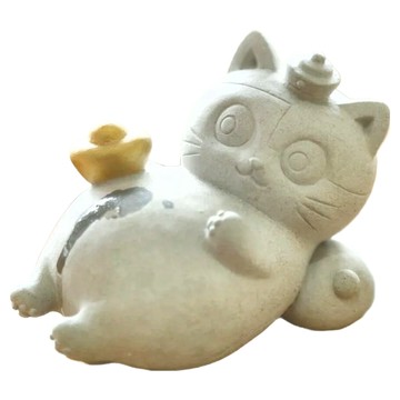 黃阿瑪的後宮生活 瑪瑪圓滾滾水泥擴香石 11x9xH8cm 台灣產