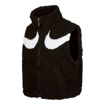 (WMNS) Nike Athleisure Casual Sports Stay Warm Stand Collar Vest Black