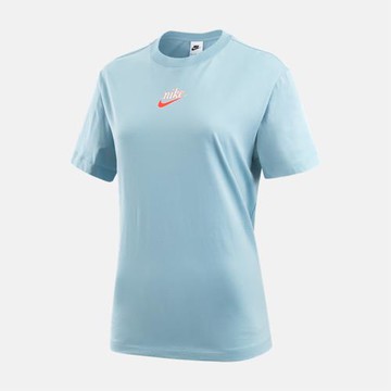 NIKE 女裝 短袖 休閒 棉質 彩虹人像 塗鴉 藍【運動世界】DV3204-494