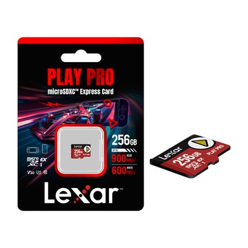 Lexar PLAY PRO microSDXC Express  256GB 超高速記憶卡(Switch 2專用)