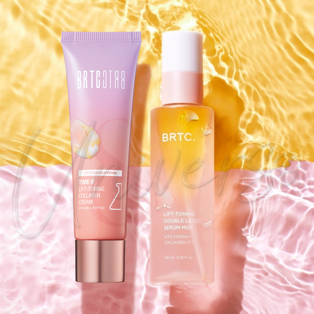 【Universo Mart】韓國BRTC 膠原蛋白緊緻拉提 噴霧精華/緊膚霜