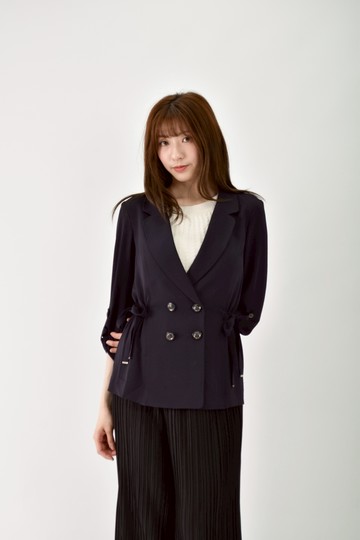 (S) prideglide西裝抽繩藍色外套