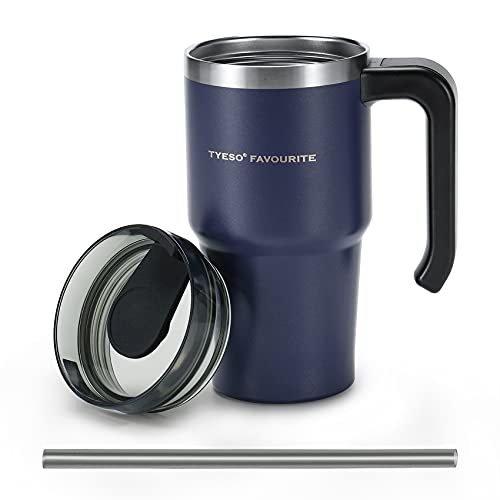 Olerd 20oz Stainless Steel Coffee Mug with Lid, Double Wall Trave Mug with