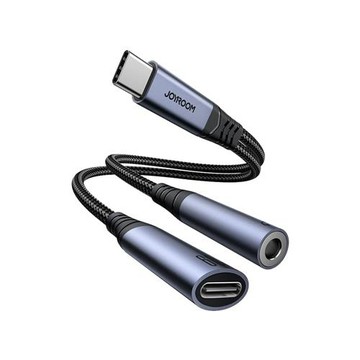 JOYROOM傳音系列 Type-C 轉母頭 3.5mmType-C 二合一音源轉換線 SY-C02