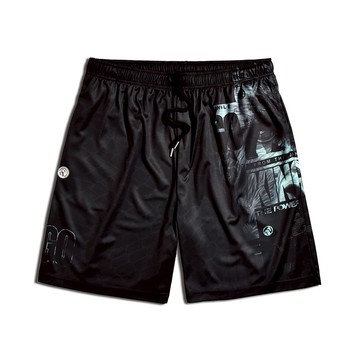 KINGO男款｜渲染黑色籃球短褲 <2XL-6XL> 513315｜官方直營