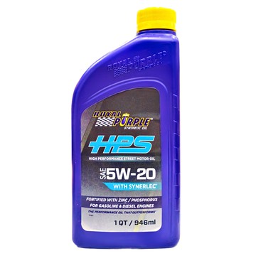 ROYAL PURPLE HPS 機油 含SYNERLEC 汽油和柴油引擎適用  5w20  0.946L  1瓶