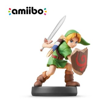 任天堂 Switch amiibo 公仔 年幼林克 年輕林克 (任天堂明星大亂鬥系列)