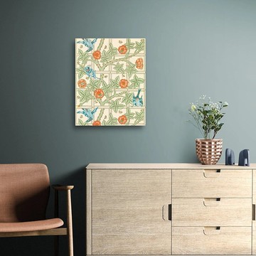 William Morris 格子架 藝術微噴無框畫