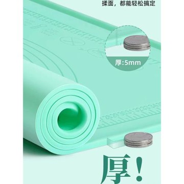 加厚食品級硅膠揉面墊不沾耐高溫墊子帶刻度線廚房烘焙工具易清洗