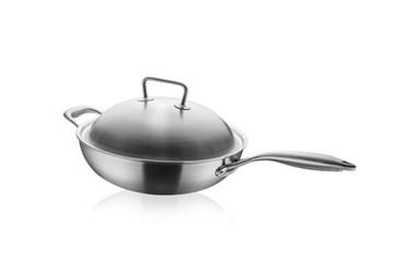 經典系列 不鏽鋼中式炒鍋 30cm