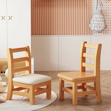 ??快速出貨 可開發票 小凳子 矮凳 小板凳 實木椅子小凳子矮凳兒童靠背凳家用客廳板凳學習椅寫字椅寶寶餐椅
