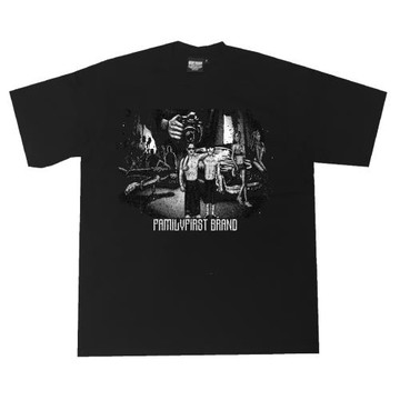 bboy寬松西海岸街頭old school重磅hiphop嘻哈美式小領口短袖T恤