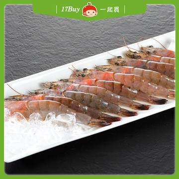 【一起買】台灣現撈活凍大白蝦 / 300g