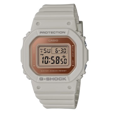 【CASIO 卡西歐】G-SHOCK 纖薄精巧 個性簡約 金屬質感 優雅米 經典方型 GMD-S5600-8_40.5mm