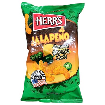HERR'S 賀氏 Jalapeno Poppers 墨西哥辣椒起司玉米條  170g  1包