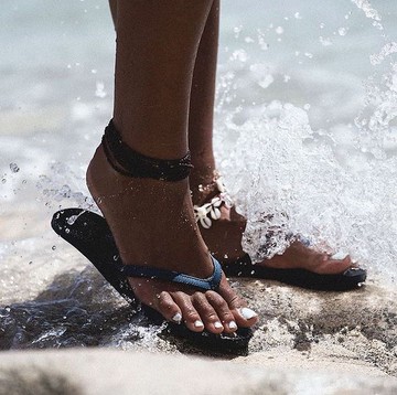 indosole 環保拖鞋 經典款 深海藍 女