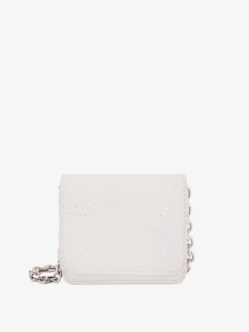 Leather card holder with iconic stitching - MAISON MARGIELA - gender_Woman