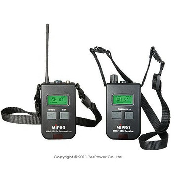 MTG-100Ra MIPRO 無線導覽翻譯接收機(一台)/UHF16頻道/訊號穩定清晰