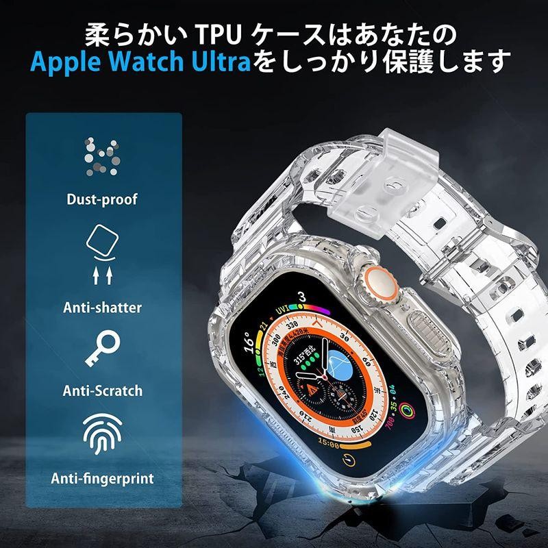 低反発 腰用 Apple Watch ultra バンド3つ付き フィルム付き