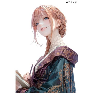 【9 月新作】07-143-0263 人物貼紙 幻想復古浪漫喫茶
