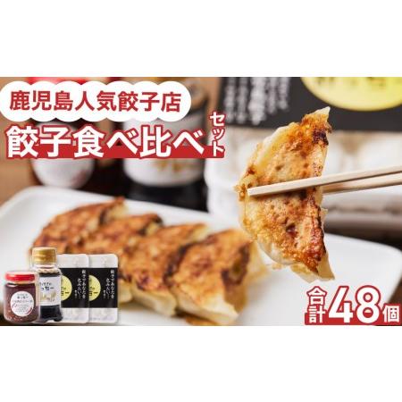 ふるさと納税 鹿児島人気餃子店のお得な餃子食べ比べセット　K118-001 餃子 ぎょうざ ギョーザ 鹿児島人気餃子 食べ比べ 肉餃子 野菜餃子 タ.. 鹿児島県鹿児島市