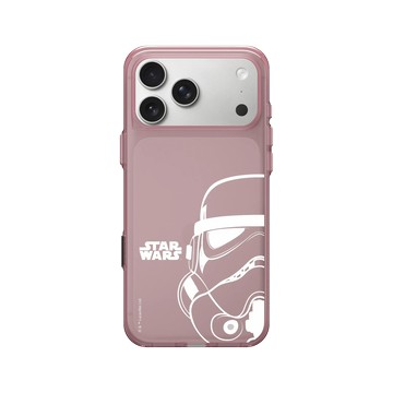iPhone 17 Pro Max Clear (相機按鈕) 晶醺玫 - 迪士尼-星際大戰 Star Wars - 星際大戰 – 風暴兵白線條