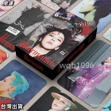 權志龍同款 GD 55張G-DRAGON權志龍小卡3RD ALBUM ubermensch最新海報卡收藏卡