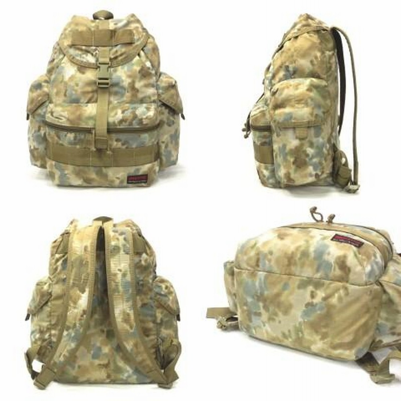 BRIEFING BEAUTYu0026YOUTH ブリーフィング ビューティーアンドユース CAMO FLAP SACK バックパック デイパック リュック  迷彩 バッグ 中古 60004394 | LINEショッピング