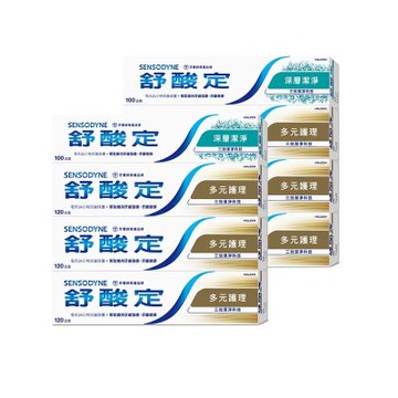 舒酸定 長效抗敏系列 多元護理*6+深層潔淨*2