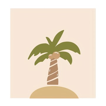 MYUMYUMYU 沐慕家居 木漿棉環保抹布 單顆椰子樹  18 x 20cm  3個