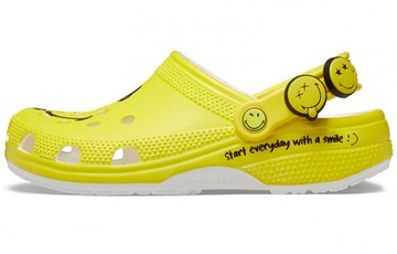 CROCS X CLASSIC 2 CLOG YELLOW BLACK WHITE