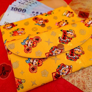 手作布紅包袋(蛇年納福)