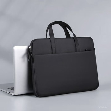 👜 卿選好物 👜【1560人收藏】筆記本電腦包手提包厚款帶肩帶商務通懃公文包黑色拉桿帶