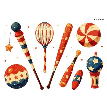 【6 月新品】20-134-0221 裁形紙 馬戲團風格