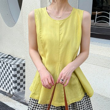 【巴黎精品】現貨+預購 高級法式長無袖T恤上衣親膚透氣大碼寬鬆襯衫百搭休閒女裝-亞麻壓摺女上衣a1kt90