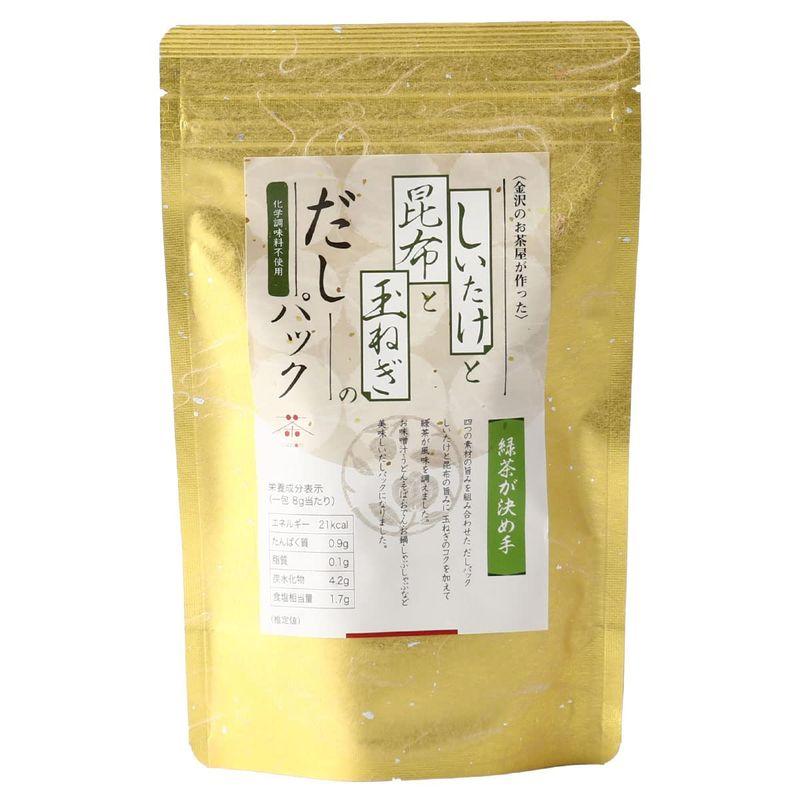 茶のみ仲間 しいたけと昆布と玉ねぎのだしパック 1袋 96g(8g×12包)×10