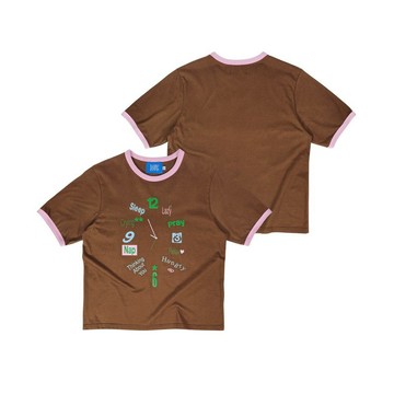 DADDYCLUB ( NTN ) | Mood O'clock T-shirt 時尚棕色 T 恤
