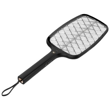 inaday's 閃充電蚊拍 H-350 3秒自動除電 3800V 高電壓 Type-C充電 3層安全電網  30.9 x 188.9 x 508.9mm  時尚黑