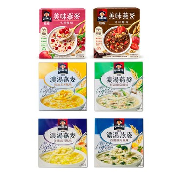 桂格 濃湯燕麥/美味燕麥 (5包入/盒) *小柚子*