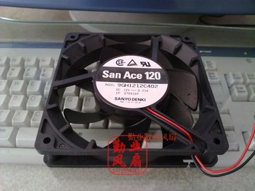 SANYO三洋 12025 12V 0.21A 12CM 大風量靜音風扇 9GH1212C402