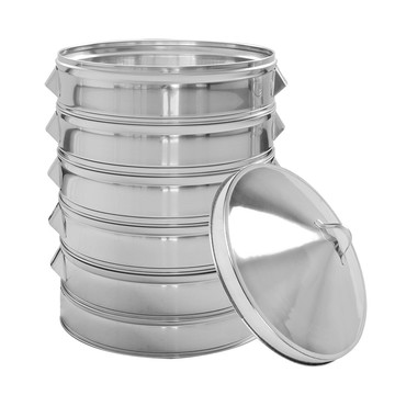 OSLE 加厚大號商用廚房多用途加高不銹鋼蒸籠52cm（5籠 1蓋 1 腳）